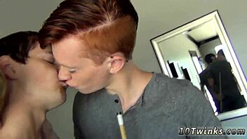 free gay sex videos with 18 hung emo guys ready with pool cues and balls