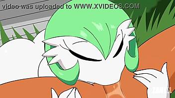 Gardevoir begs, 'Breed me with monster cock and cum on big ass.'