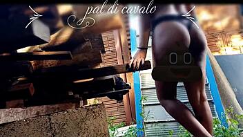 On my friend's anniversary, I fucked his hot Indian teen in the backyard! 😈