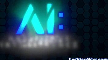 I saw these real lesbo babes pussylicking under the table, it was so hot, their small tits bouncing!