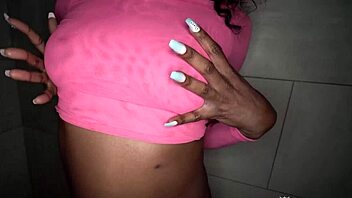 melody cummings giving intense shower blowjob