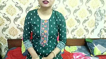 First-time Indian teen gets dirty with her tutor on camera