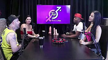 Bizarre moment when she shits on his monster cock, but she loves the smell in her pussy.