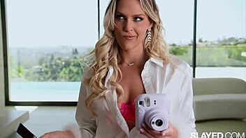 Savvy Suxx devours Jayden Cole's body with hungry licks and fingering