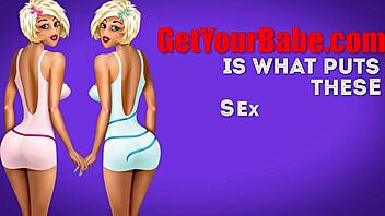 Blonde's Shaved Pussy in Hardcore Action