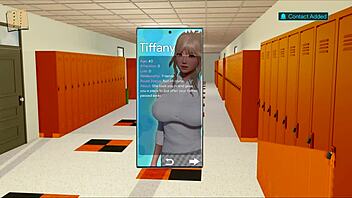 in ripples 7, a curvy teen gets her clothes ripped in an anime game