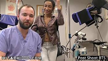 Freshman Miss Mars Gets Hitachi Magic Wand Orgasms By Doctor Tampa During Physical 4 College At Hitachihoescom