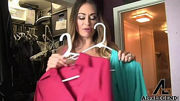 Fan, Alex Legend borrar Claudia Valentines fitta med feta kuken hårt