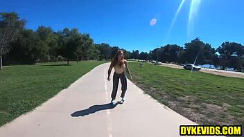 milf lesbian licks and cares for cute teen 18+