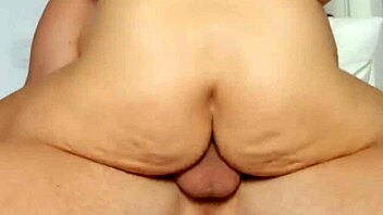 Intense double creampie and powerful squirt from tight shaved pussy with loud moans in taboo reality scene