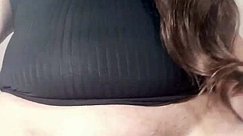 Alone at home, banging both holes for her husband’s boss on special request.