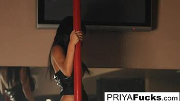 busty priya rai rides sybian wild at strip club, so hot! 🔥
