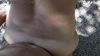 Stepmom Seduces Young Guy into Outdoor Sex