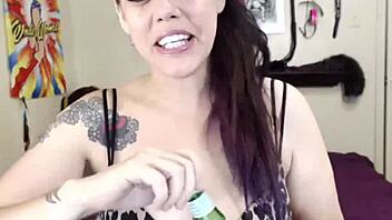 Latina Bitch Humiliates Small 18+ Cock with Assfucking