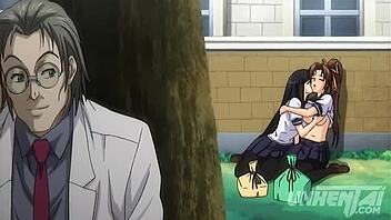 Busty teen visits the doctor in hentai