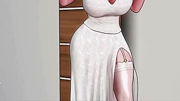 Complete gameplay featuring confinement with goddesses in jacuzzi bondage scenes