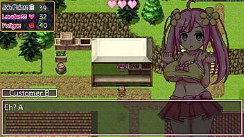 Noelle’s sensual ride in the hot seat in Part 3 of the anime-style game with pixel art