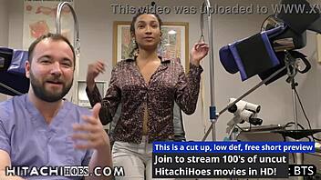 Freshman Miss Mars Gets Hitachi Magic Wand Orgasms By Doctor Tampa During Physical 4 College At Hitachihoescom