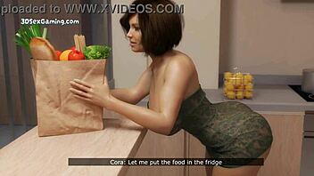 stepmom helps ease my tension in 3d animation! 😳