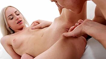 Lovely teen 18+ Stefy Shee fucks passionately in teeny lovers