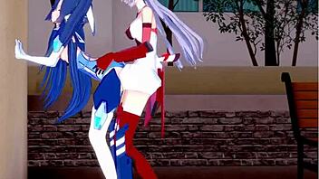 tsubasa kazanari and maria in futanari sex 😍