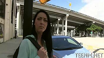 Teen Sabrina Banks fucks hard for quick cash