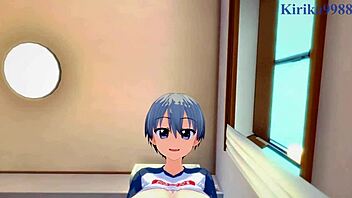 hana uzaki and tsuki uzaki have intense sex in uzaki-chan pov hentai