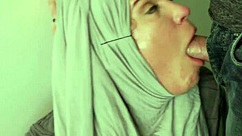 Hijab Cosplay Milf Gets Face Fucked