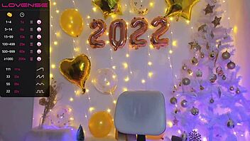 witness that wet pussy squirting live at new year's eve for your pleasure