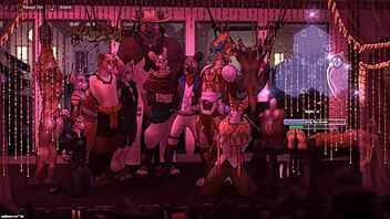 Spellbound Furry Hentai: Stripped Slave in Bukkake Orgy Outdoors