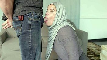 Hijab Cosplay Milf Gets Face Fucked