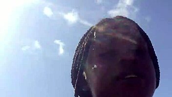 Crazy Bitch Twerks Her Big Ass Outdoors