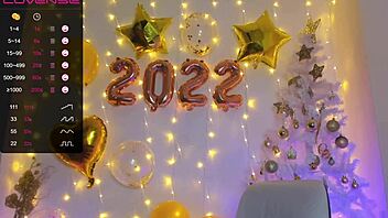 witness that wet pussy squirting live at new year's eve for your pleasure