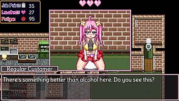 Noelle’s sensual ride in the hot seat in Part 3 of the anime-style game with pixel art