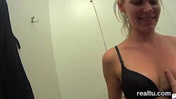 Stellar Czech chick seduced in shopping centre and nailed hard in POV