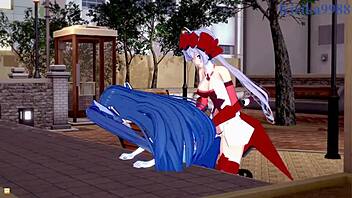 tsubasa kazanari and maria in futanari sex 😍