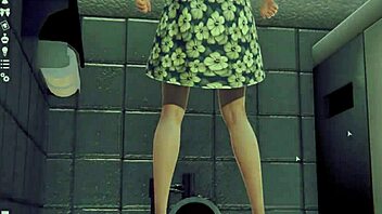 i can’t believe i spied and banged in the toilet, wild 3d cartoon action!