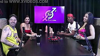 Bizarre moment when she shits on his monster cock, but she loves the smell in her pussy.