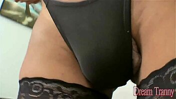 Sexy tgirl Michelly Araujo gets ass drilled with creamy finish