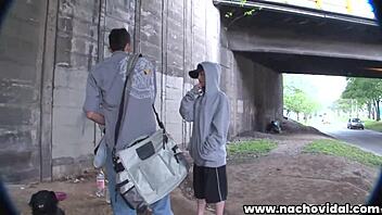 director nacho vidal conquers colombia's young chicks under the bridge with big cocks