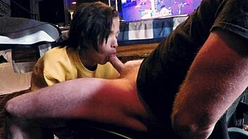 Dayanara slurps pro gamer's cock 😋