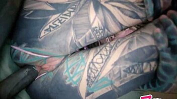 Alternative couple's rough anal in wild POV