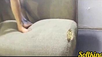 my latina stepsister is horny and wants to fuck me on the chair.