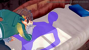 Kazuma, take that blowjob with cum in your mouth!