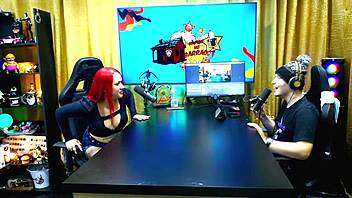 i got on all fours for the hot presenter