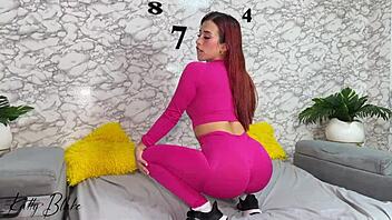 How does this Colombian hottie handle such a massive cock with her ass?