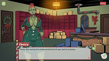 Steamy 3D hentai game with monster cocks and big tits