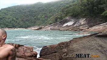 cum meat - long time no sex straight guy fuck each other