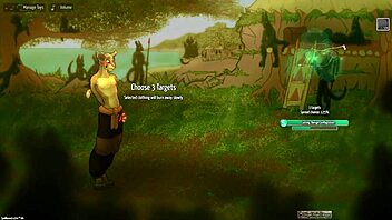 Spellbound Furry Hentai: Stripped Slave in Bukkake Orgy Outdoors