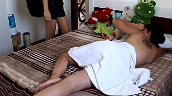 Big tits creampie in the car—voyeur watches